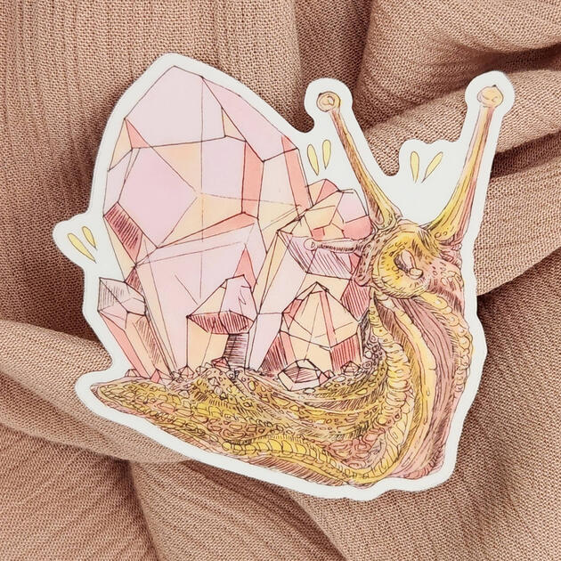 Rose Quartz Snail